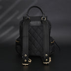 Burberry The Rucksack – Black Nylon & Leather Backpack with Gold-Tone Hardware