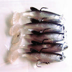 Black White Sea Bass Killer Soft Fishing Lure