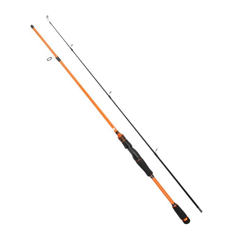 ML Power 2‑Piece Fiberglass Lure Fishing Rod, Spinning & Casting Rod for Bass Freshwater & Inshore Saltwater Fishing