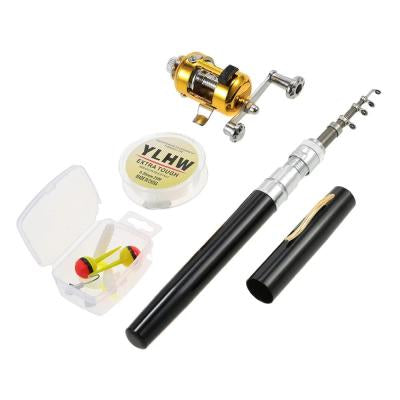 Portable Telescopic Pocket Fishing Rod Kit Ice Sea Rod