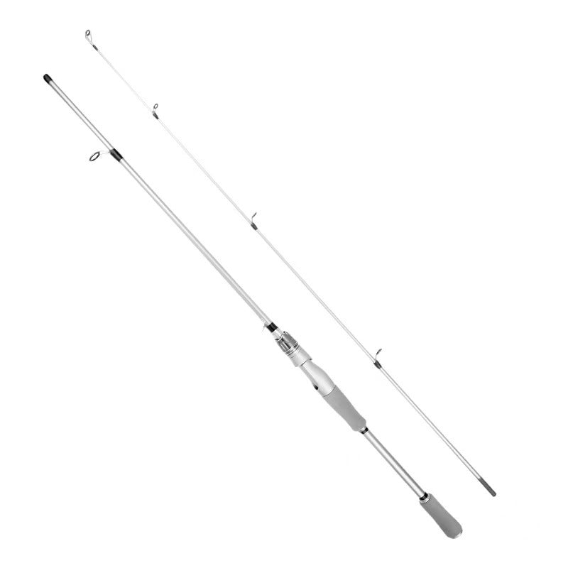 ML Power 2‑Piece Fiberglass Lure Fishing Rod, Spinning & Casting Rod for Bass Freshwater & Inshore Saltwater Fishing