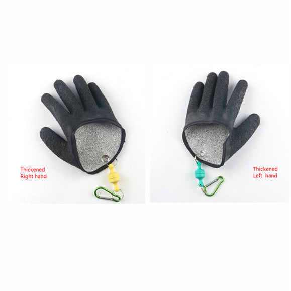 Anti Slip Fishing Gloves Puncture Resistant Latex