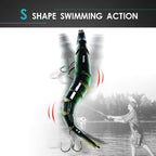 Swimmax Fishing Lures - Easy Catch Wiggling & Vibrating Swimbaits for Bass, Trout, Walleye | Heavy-Duty Dyneema Fiber