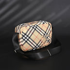 Burberry Vintage Check Canvas Crossbody Messenger Bag
