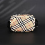 Burberry Vintage Check Canvas Crossbody Messenger Bag