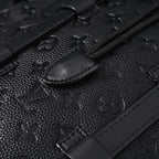 Louis Vuitton Christopher PM Backpack Monogram Shadow Black Leather