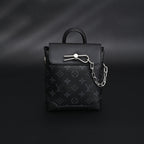 Louis Vuitton Soft Trunk Messenger – Monogram Eclipse Canvas with Silver Chain