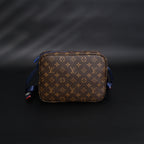 Louis Vuitton Trio Messenger Bag – Monogram Canvas with Blue Strap