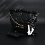 Chanel 19 Flap Bag – Black Quilted Lambskin with Gold & Ruthenium Hardware