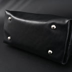 Louis Vuitton Montaigne Black Mahina Leather Shoulder Bag
