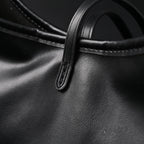 Louis Vuitton Montaigne Black Mahina Leather Shoulder Bag