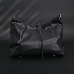Louis Vuitton Black Mahina Leather Hobo Shoulder Bag