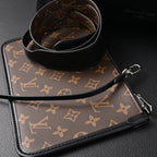 Louis Vuitton Black Mahina Leather Hobo Shoulder Bag