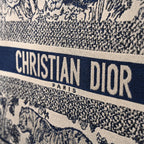 Dior Book Tote Bag – Blue Toile de Jouy Embroidery