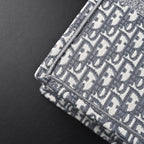 Christian Dior Large Book Tote – Grey Oblique Embroidery