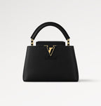 Louis vuitton capucines mini black