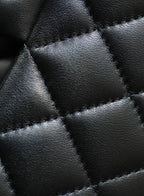 Chanel timeless classic Flap bag silver hardware