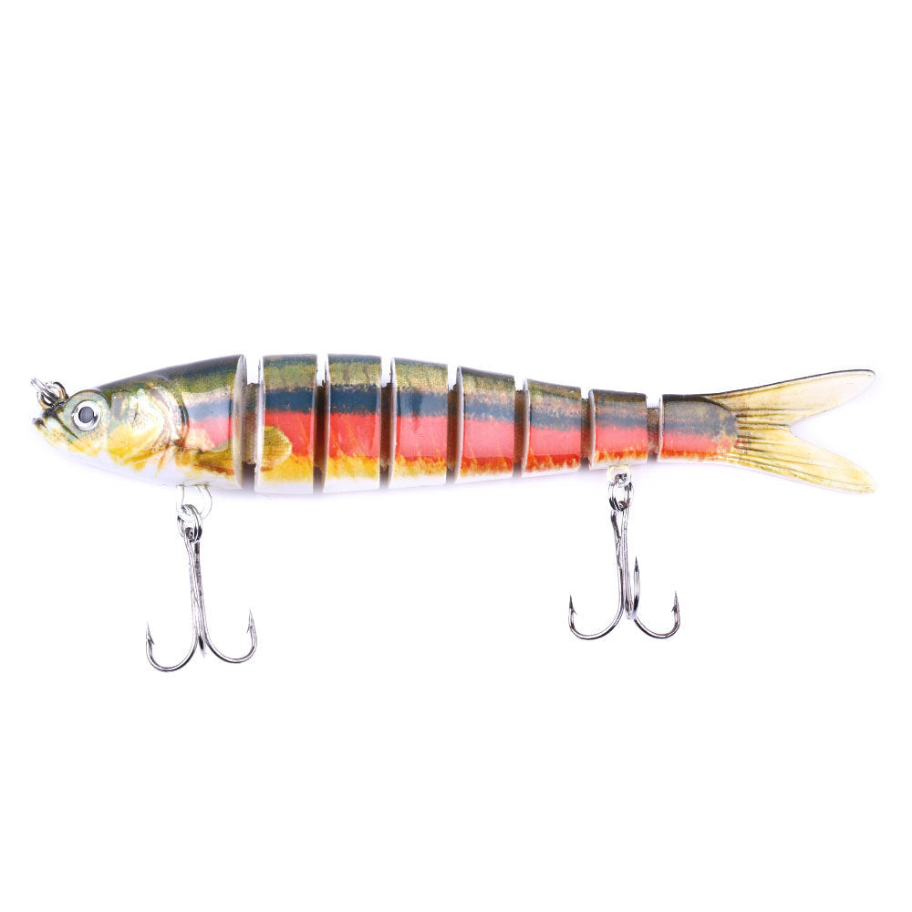 Classic Multi‑Joint Hard Fishing Lure, 27g Bionic Segmented Swimbait, Plastic Artificial Hard Bait Fishing Tackle Set