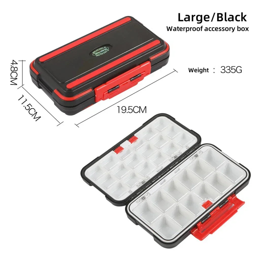 Waterproof Fishing Tackle Organizer Box | Lures Hooks Beads