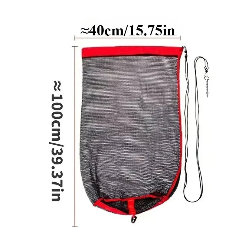 Collapsible Live Fish Net Bag | Crayfish Shrimp Eel Trap