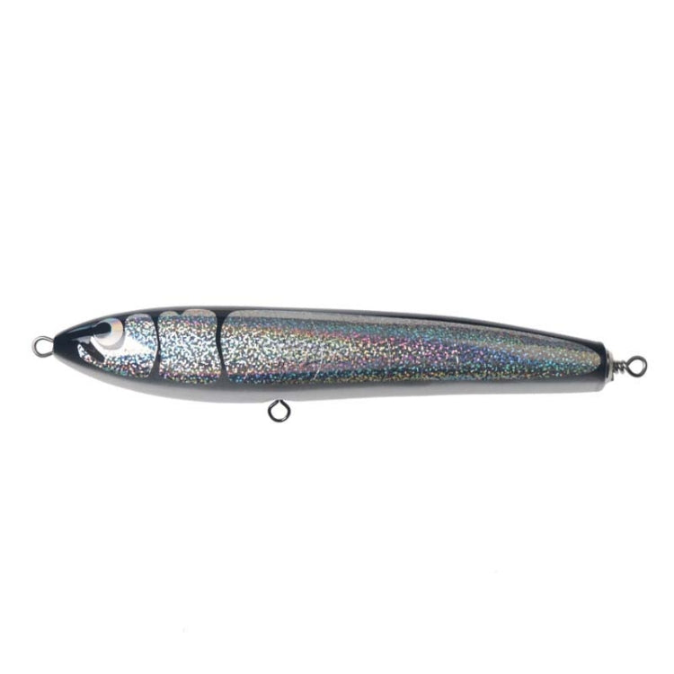 Floating Water Wooden Handmade Big Pencil  Deep Sea Boat Fishing Wave Lying Tuna Bait, 120g 22cm