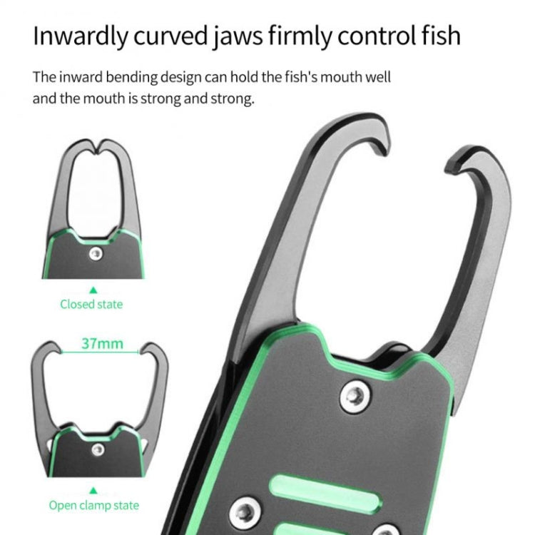 Multifunctional Fish Control Device Aluminum Alloy Lengthened Road Sub Pliers, With Scale Fish Control Device (Grass Green), With Scale Fish Control Device (Blue)