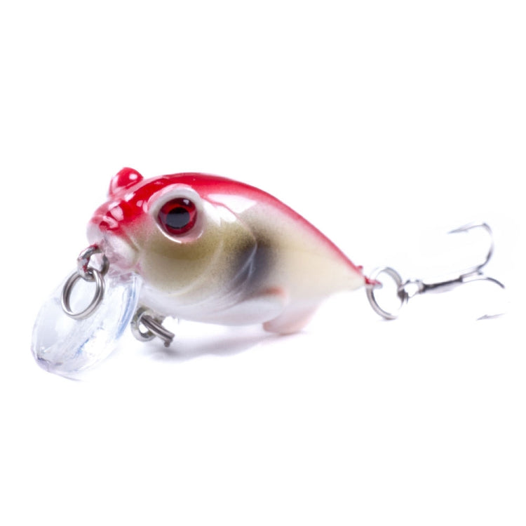 4 PCS HENGJIA CB051 4cm / 5.2g Small Fat Lure Bait, 1, 2, 3, 4, 5, 6