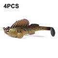 4 PCS HENGJIA SO062 Defense Bottom Tail 14g Jumping Fish Luya Soft Bait, SO062 2, SO062 3, SO062 4, SO062 5, SO062 6, SO062 7, SO062 8, SO062 9, SO062 10, SO062 1