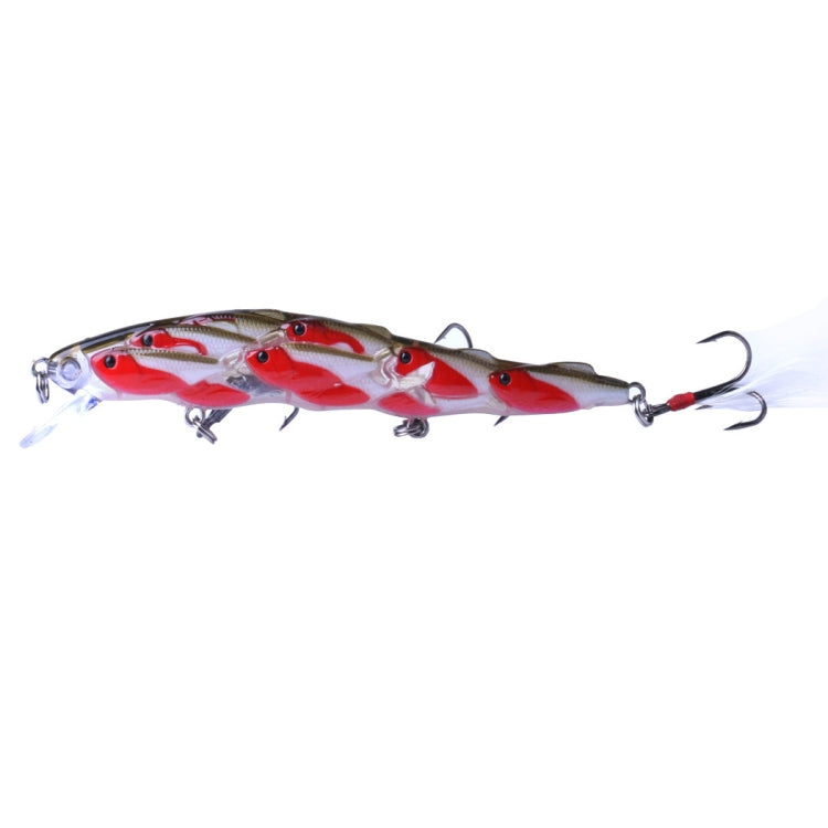 HENGJIA MI113 11.5cm 15.7g Sea Fishing Crank Lure Swing With Feather Hook, MI113 B, MI113 C, MI113 D, MI113 E, MI113 A