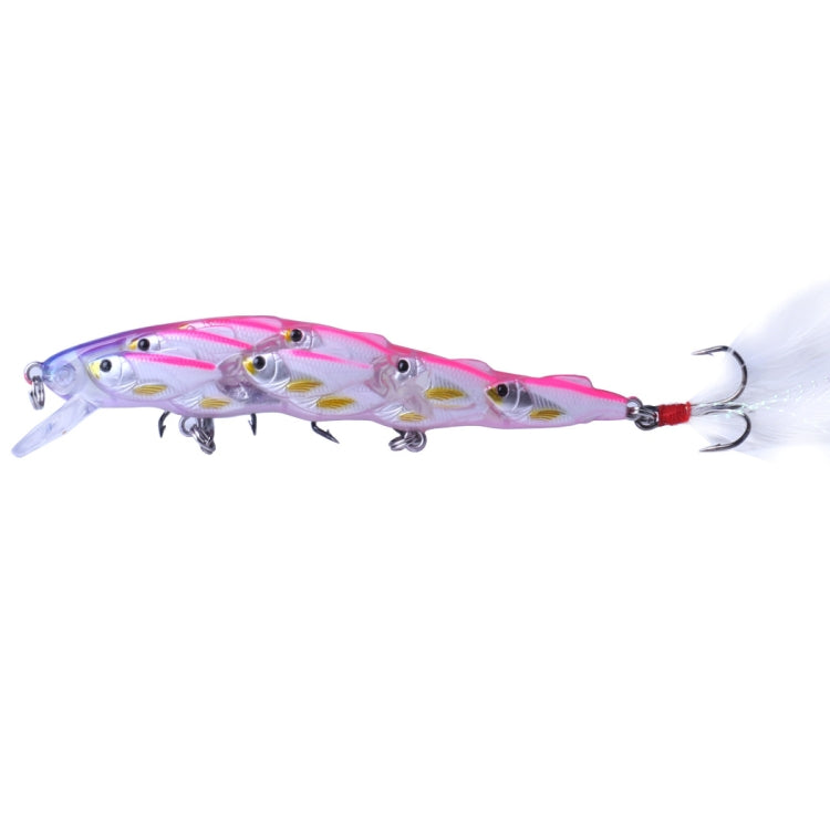 HENGJIA MI113 11.5cm 15.7g Sea Fishing Crank Lure Swing With Feather Hook, MI113 B, MI113 C, MI113 D, MI113 E, MI113 A