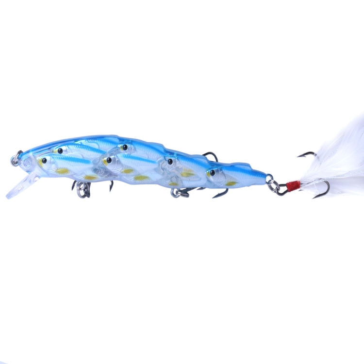 HENGJIA MI113 11.5cm 15.7g Sea Fishing Crank Lure Swing With Feather Hook, MI113 B, MI113 C, MI113 D, MI113 E, MI113 A