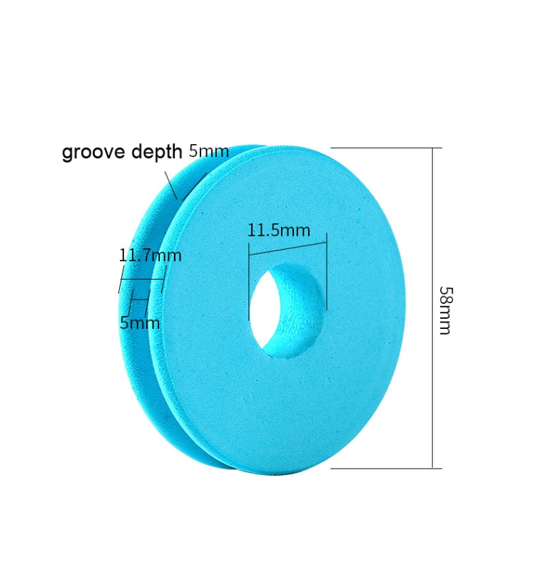 20pcsZX07 Foam Main Spool Reinforced Reel Fishing Supplies, Foam Main Spool Blue, Foam Main Spool Yellow