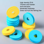 20pcsZX07 Foam Main Spool Reinforced Reel Fishing Supplies, Foam Main Spool Blue, Foam Main Spool Yellow