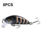 5 PCS M0081 5cm 3.6g Bionic Lure Mino Plastic Hard Lure, M0081 1, M0081 2, M0081 3, M0081 4, M0081 6, M0081 8