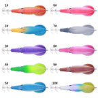 HENGJIA SJ042 Squid Steel Filament Shrimp Bionic Bait Sea Fishing Lures, SJ042 (Orange Red), SJ042 (Blue Yellow), SJ042 (White Purple), SJ042 (Yellow Green), SJ042 (Sky Blue), SJ042 (Light Red), SJ042 (Blue Gray), SJ042 (Red Purple), SJ042 (Light Brown...