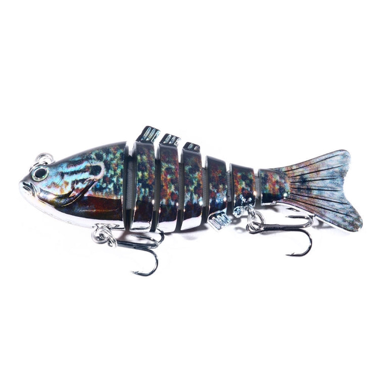 HENGJIA 10cm 24g Bionic Multi-Section Fish Bait Plastic Electroplating Fake Bait, JM060 (6), JM060 (1), JM060 (2), JM060 (3), JM060 (4), JM060 (5)