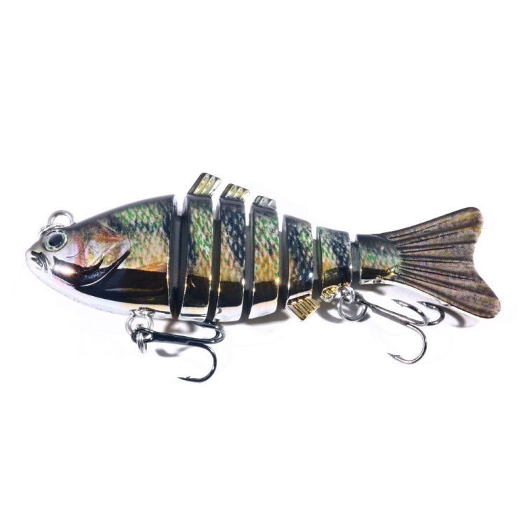HENGJIA 10cm 24g Bionic Multi-Section Fish Bait Plastic Electroplating Fake Bait, JM060 (6), JM060 (1), JM060 (2), JM060 (3), JM060 (4), JM060 (5)