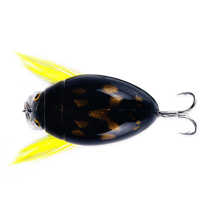 HENGJIA Insect Floating Water Bionic Bait Beetle Water Surface Bass Tap Fake Bait, 1, 2, 3, 4, 5, 6, 7, 8, 8 Colors Bagged, 8 Colors Boxed
