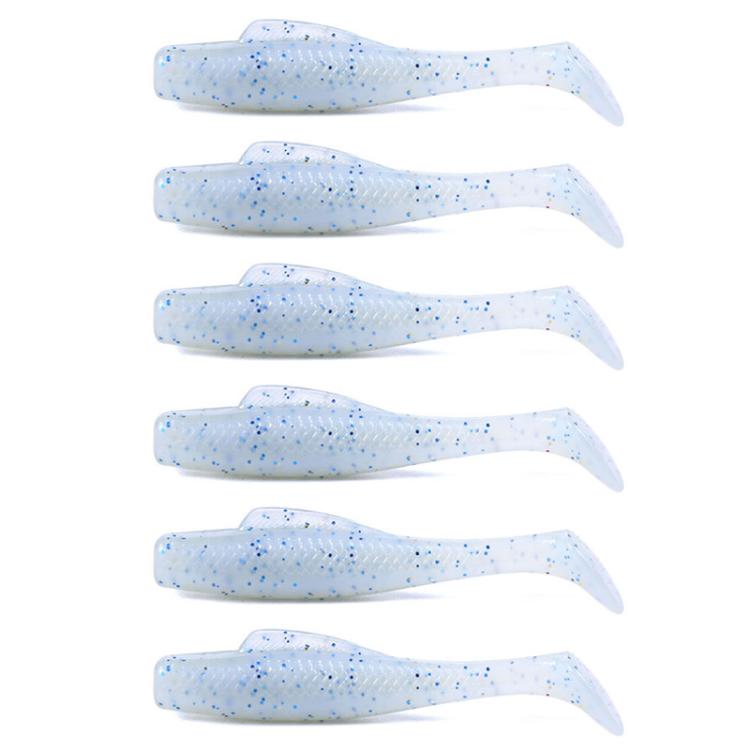 HENGJIA 6pcs / Box Outdoor Fishing Floating Soft Bait 8cm-5g Bionic False Lure, 1#, 2#, 3#, 4#, 5#, 6#
