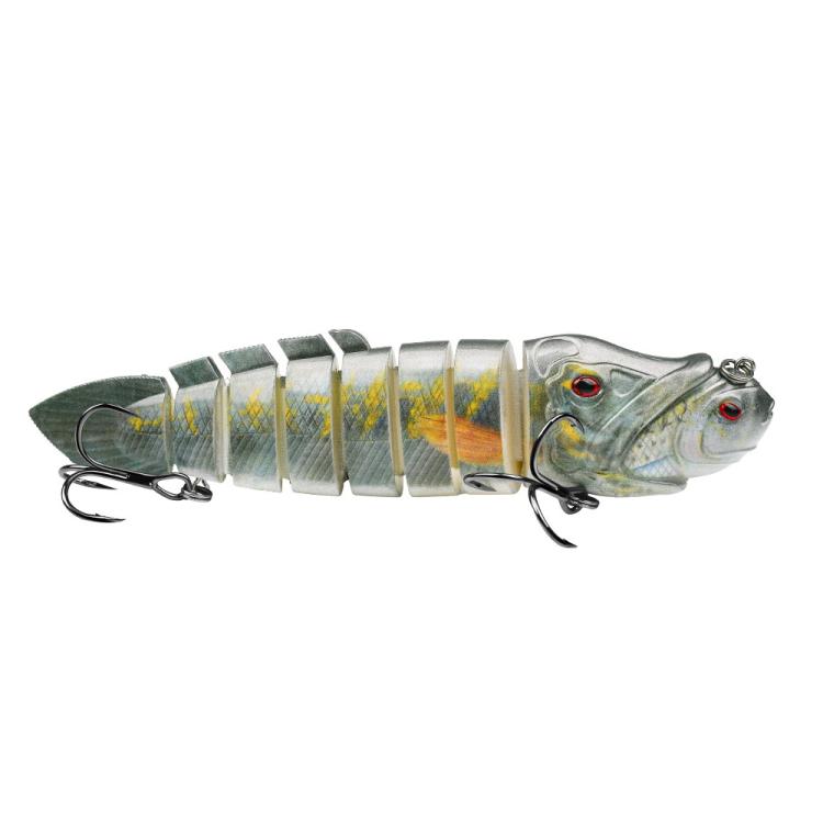 PROBEROS 8 Segment S-Swimming Hard Bait Multi-Jointed Swimbait Fishing Lures with 3D Eyes, Inner Rattle Ball, 13cm/29.4g, 16.7cm/56.7g