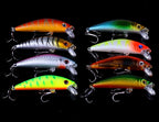 HENGJIA Set056 56 PCS Sequin Set Metal Sequins False Bait Fresh Sea Bass Fishing Bait Set, Length: 3 to 10cm, Boxed, Boxed