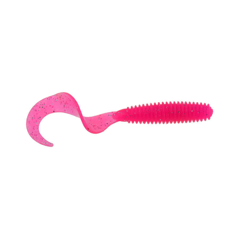 Soft Plastic Grub Fishing Worm Lure