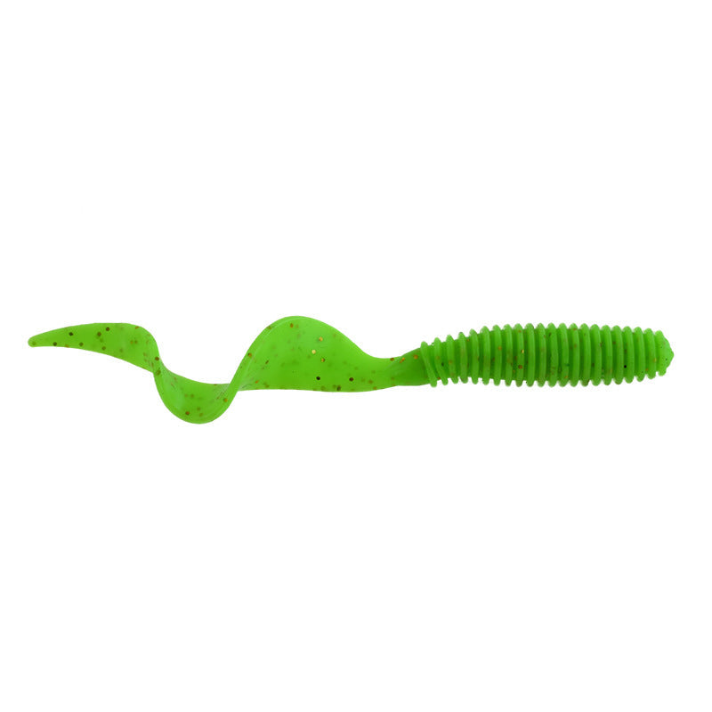 Soft Plastic Grub Fishing Worm Lure