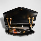 Saint Laurent Loulou Medium YSL Chain Shoulder Bag
